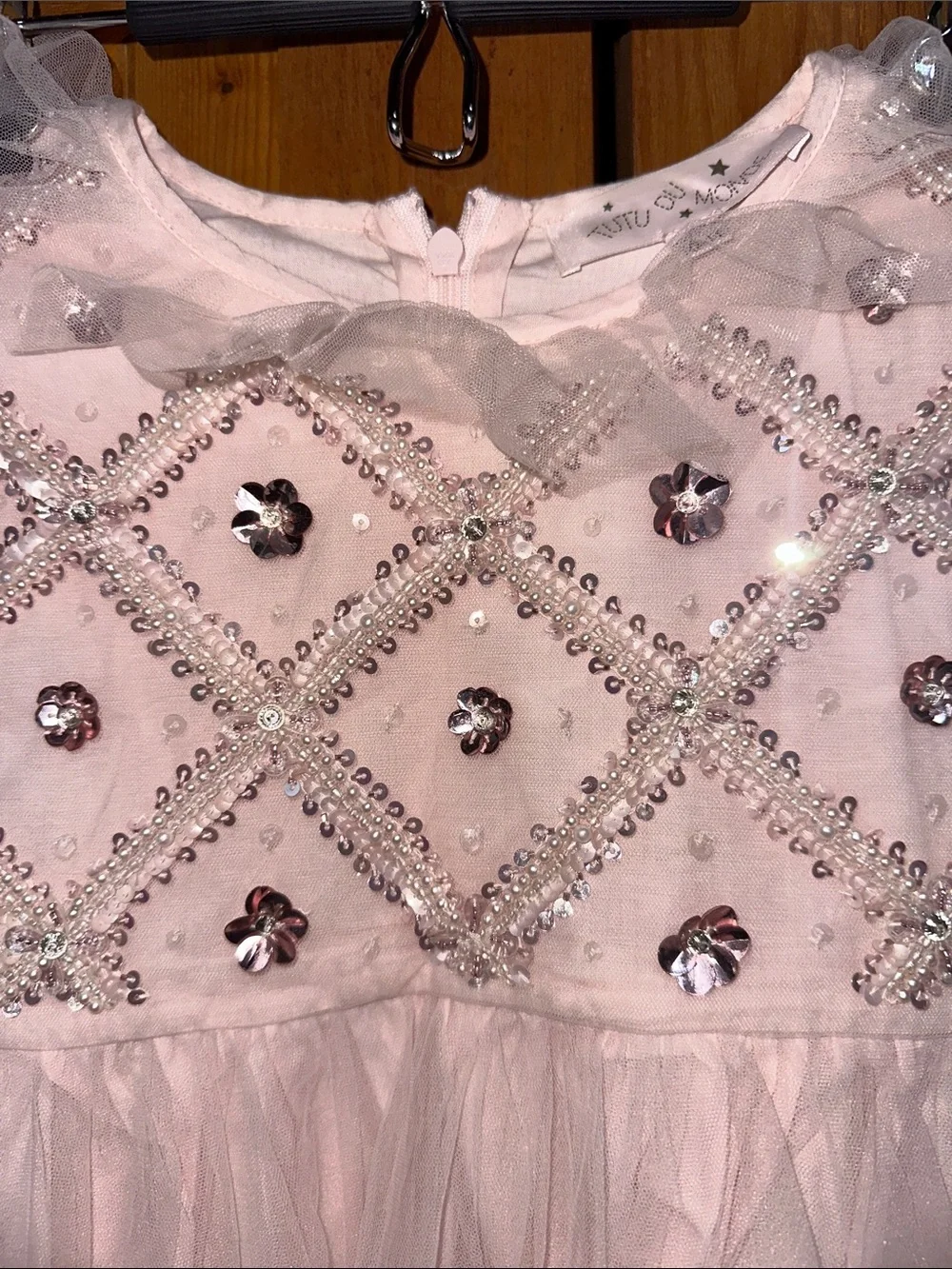 Tutu Du Monde Light Pink Tulle Embellished Formal Dress